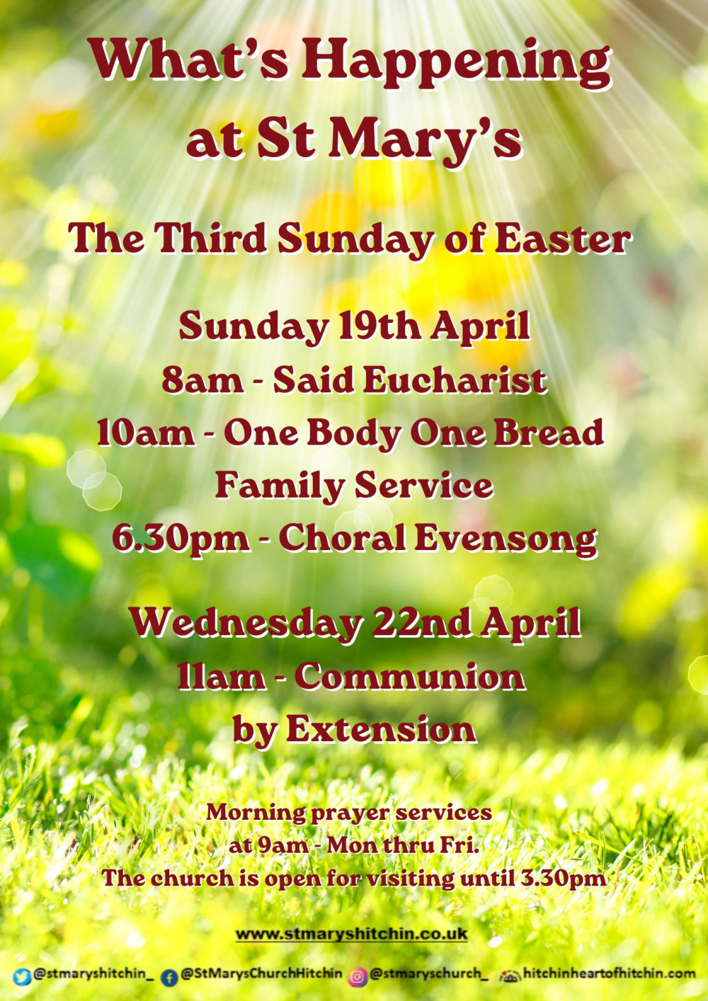 What's happening at St Mary's