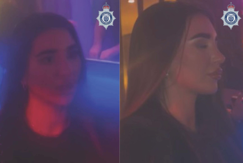 Anyone with any information as to the identity of the woman pictured should contact Cheshire Police (Image via: Cheshire Constabulary)