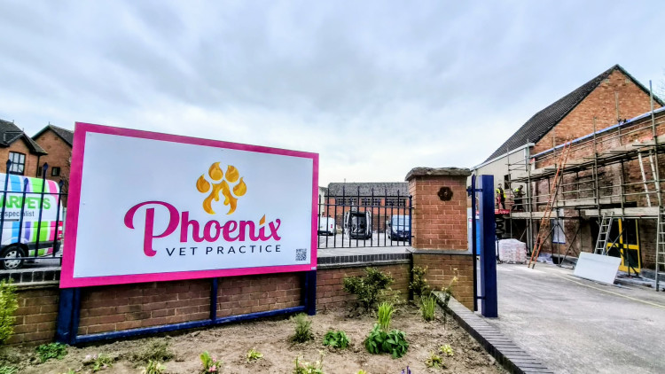 Phoenix Vet Practice, Barony Street, is targeted to open in May 2026 (Photo: Ryan Parker).