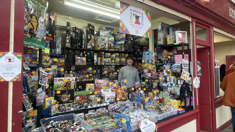The Brick Prof - a new shop selling new and vintage LEGO - has opened in Stockport's covered market (Image - Nub News)