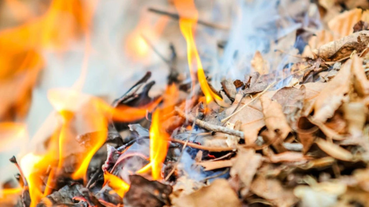 Burning household waste can be dangerous (image via Staffordshire Fire and Rescue Service)