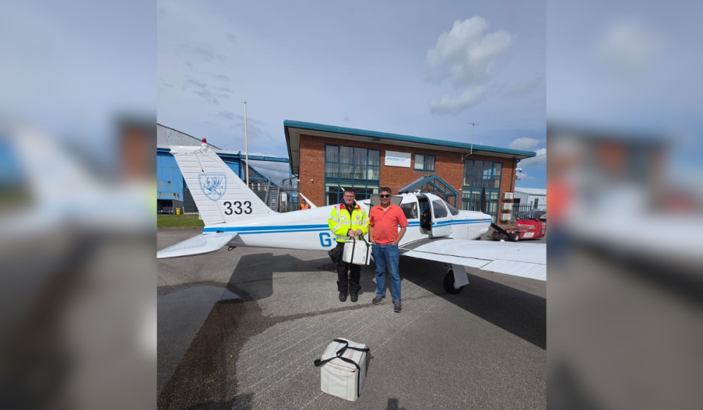Stuart Willis completed the bike run for Merseyside and Cheshire Blood Bikes (Image supplied)