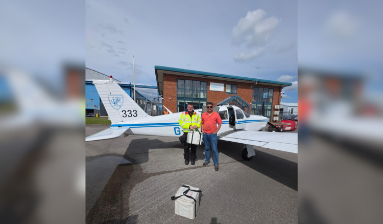 Stuart Willis completed the bike run for Merseyside and Cheshire Blood Bikes (Image supplied)