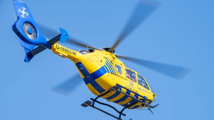 An air ambulance was called to Hawk Green in Marple this afternoon (Thursday 16 April) following a serious incident