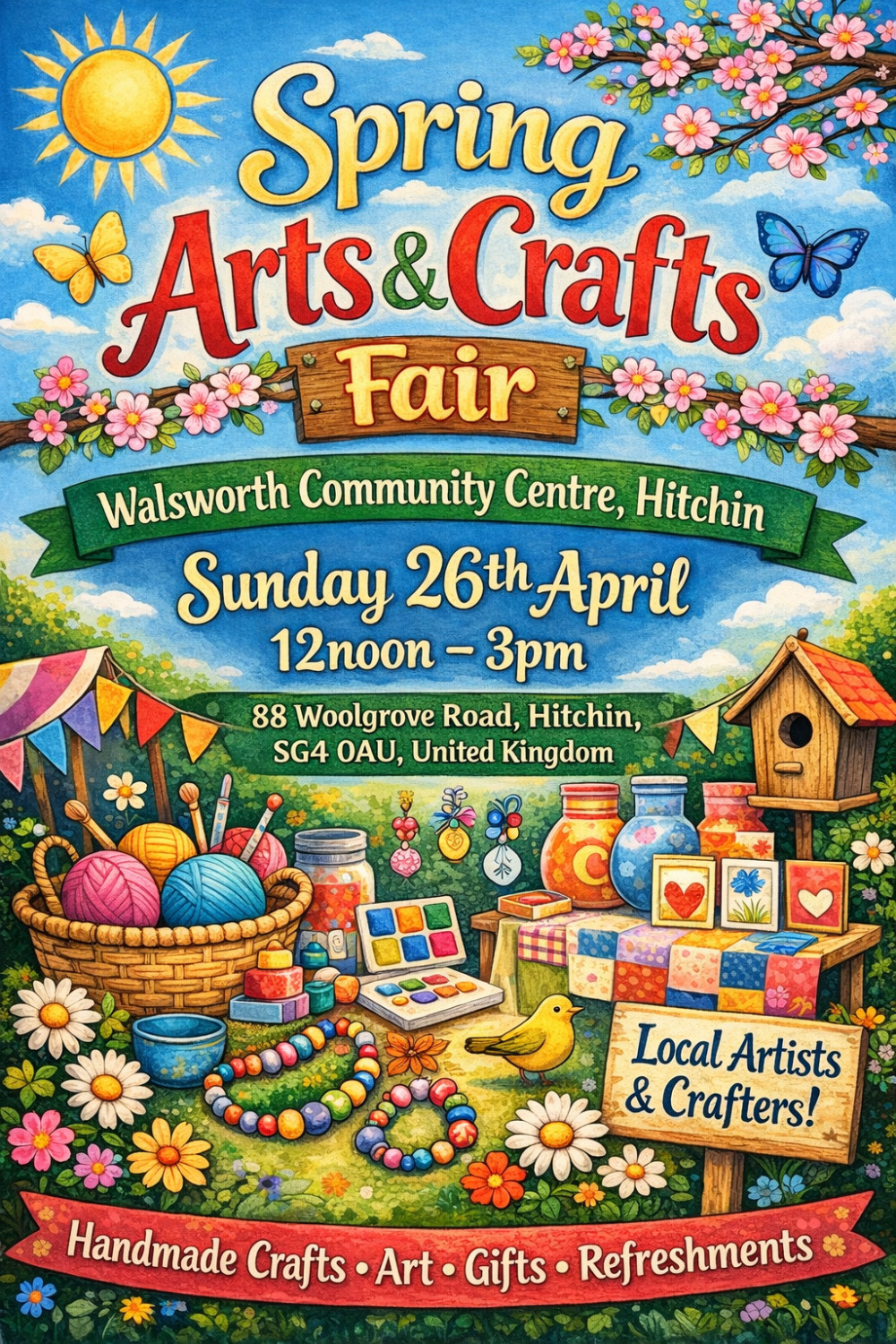 Walsworth Community Centre Spring Arts and Crafts Fair 