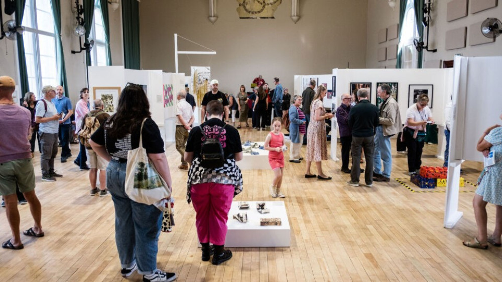 Visitors attending last year's event at Fenton Town Hall (image via Keele)