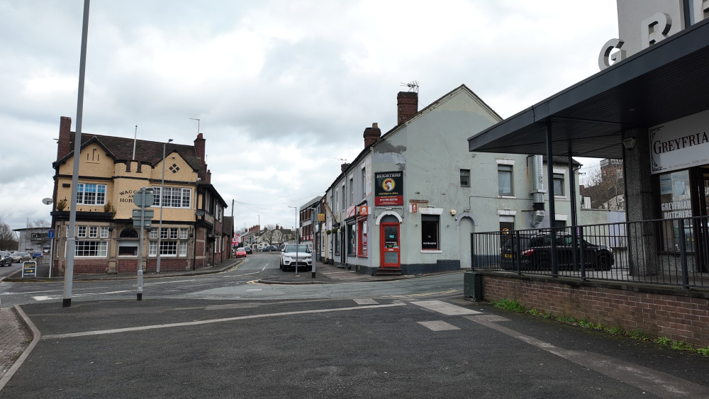 A biker was catapulted into the path of an oncoming car (image via Livia Gregor)