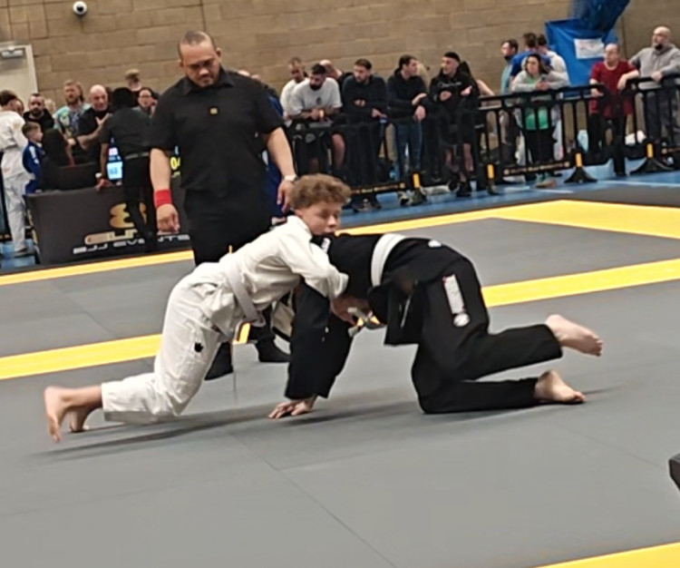 The Ashby Brazilian jiu-jitsu team have taken part in their first team competition (Photo: Ashby BJJ)