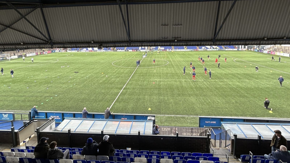 Macclesfield were beaten 2-0 by Spennymoor Town on Saturday, April 18 (Credit: Oliver Evans)