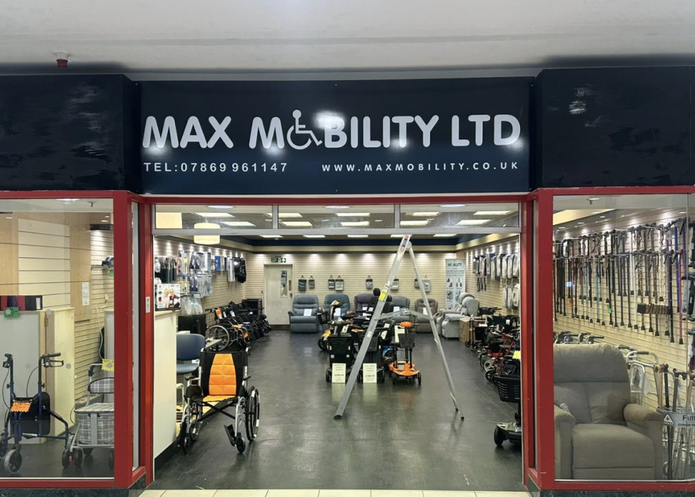 Max Mobility has launched a new store in Royal Priors in Leamington, offering a range of mobility aids (image via Max Mobility) 