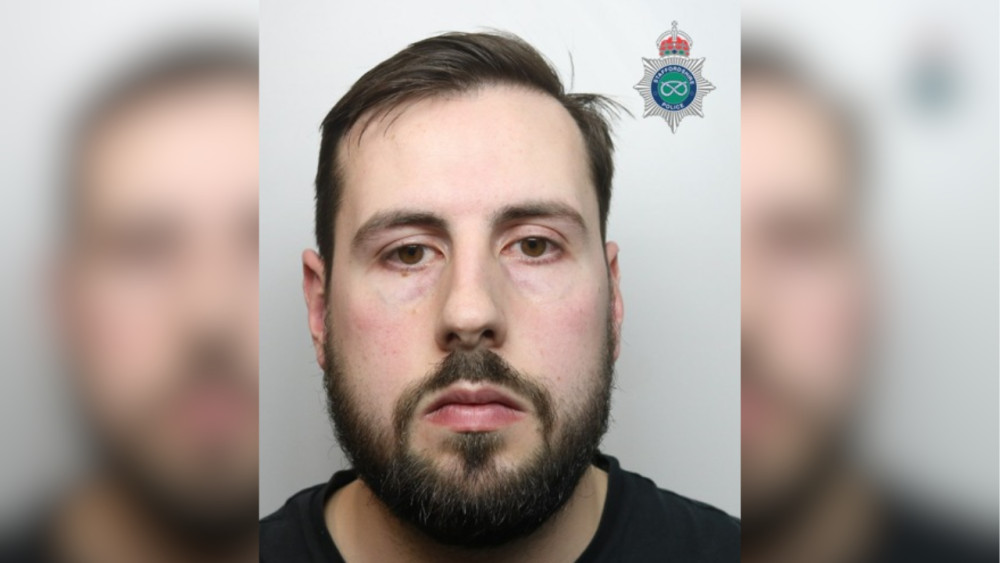 Shaun Mitchell was sentenced to three-years-and-four-months in prison (image via Staffordshire Police)