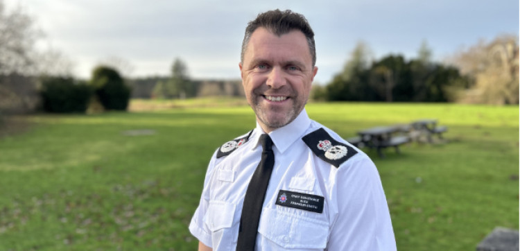  Alex Franklin-Smith is leaving Warwickshire Police (image via Warwickshire Police)