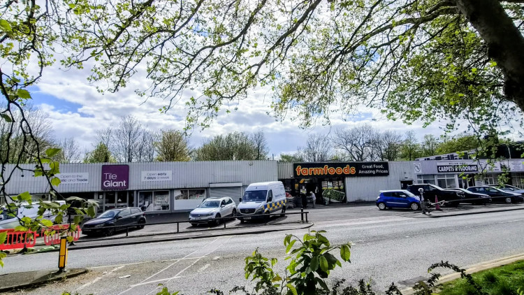 Farmfoods, Oak Street, will take over the closed Tile Giant and William James Carpet & Flooring stores either side, forming one large new Crewe superstore (Photo: Ryan Parker).