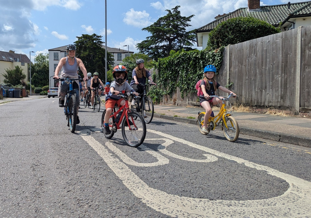 Kingston Cycling Campaign hosts various family-friendly bike rides throughout the year (Credit: Graham Buckingham)