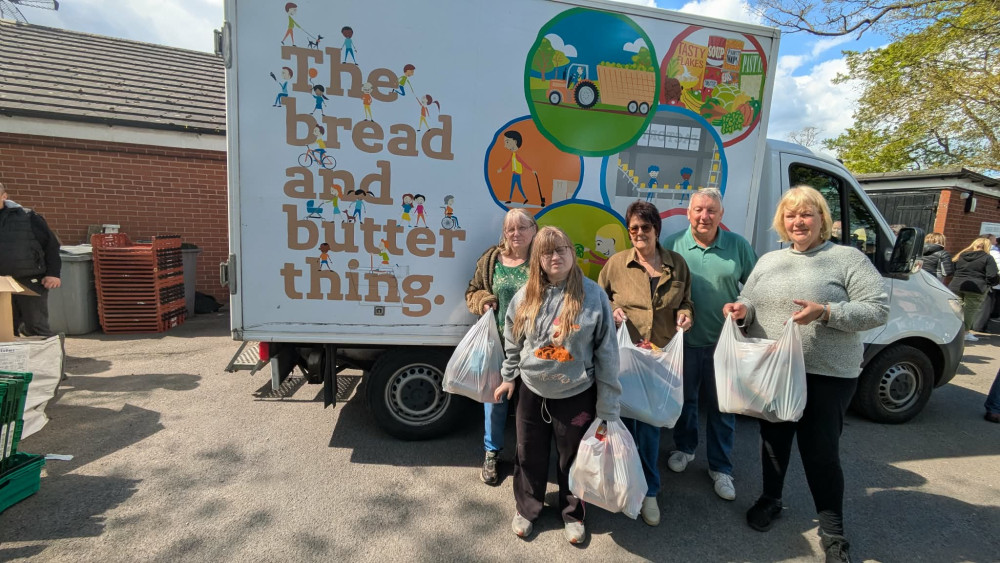 Volunteers at the 'Bread and Butter Thing' project at Alsager Cricket Club are celebrating at winning an award.    (Photo: Nub News)