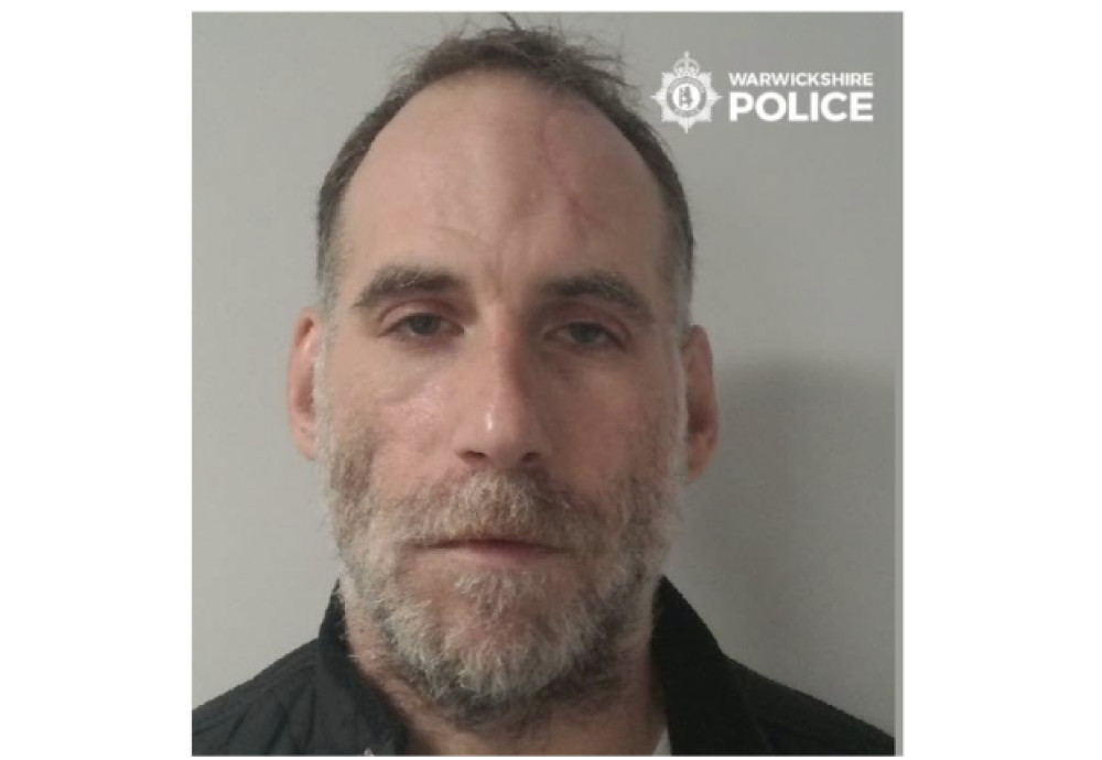 Nicholas Edmonds, aged 41 is wanted for prison recall (image via Leamington Police) 