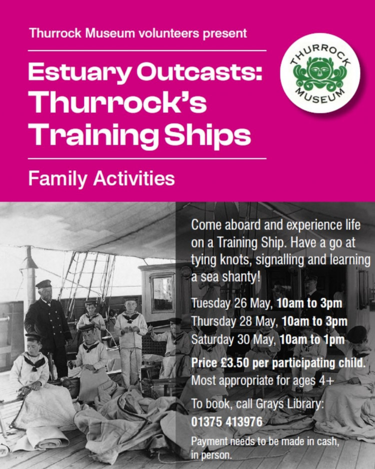 All aboard! Thurrock Museum Training Ships Family Activities, May Half Term