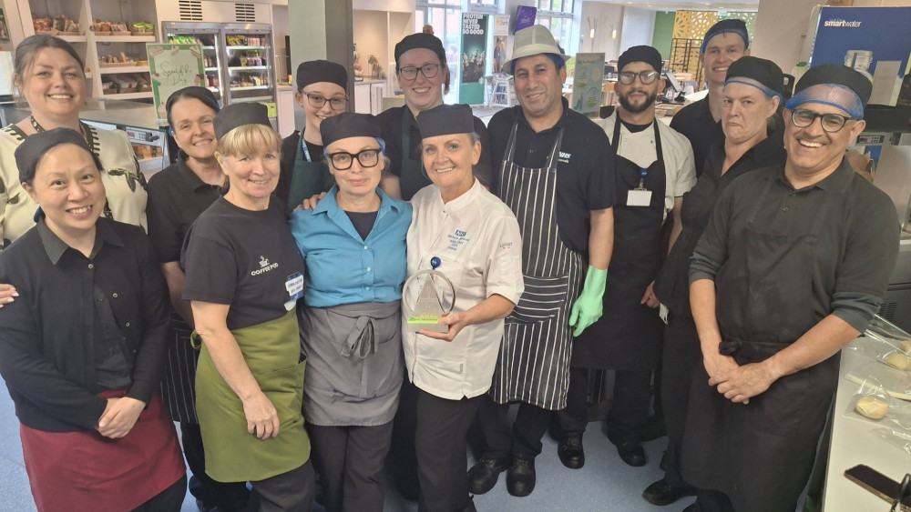 The catering team at Stepping Hill Hospital has picked up two separate national awards in recognition of their high kitchen standards (Image - Stockport NHSFT)