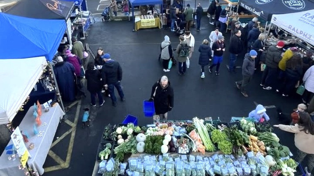 Ted's Market takes place in the car park of the King's Head Pub on Teddington's High Street (Credit: Ted's Market)