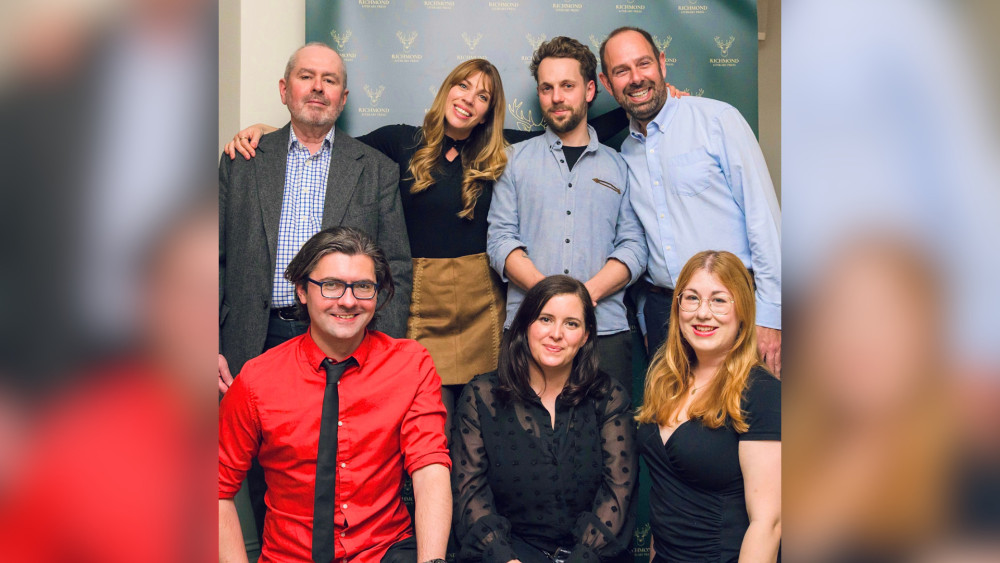 The Richmond Literary Press team at the launch event (credit: Richmond Literary Press).