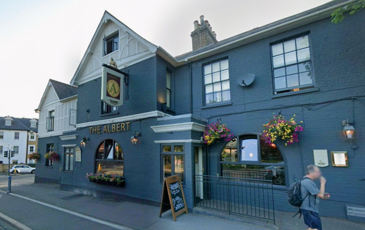 The Albert Arms is located in 57 Kingston Hill, Kingston upon Thames (Image via Google Maps)