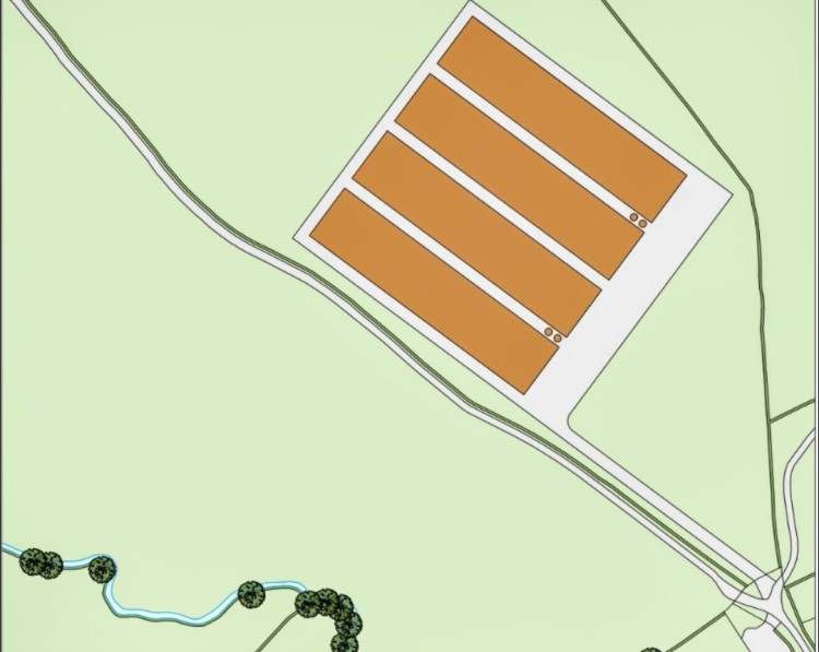 RM & K Whittaker Poultry Ltd plans for an intensive poultry installation on land at Brindley Farm, Burland (Photo: CEC Planning).