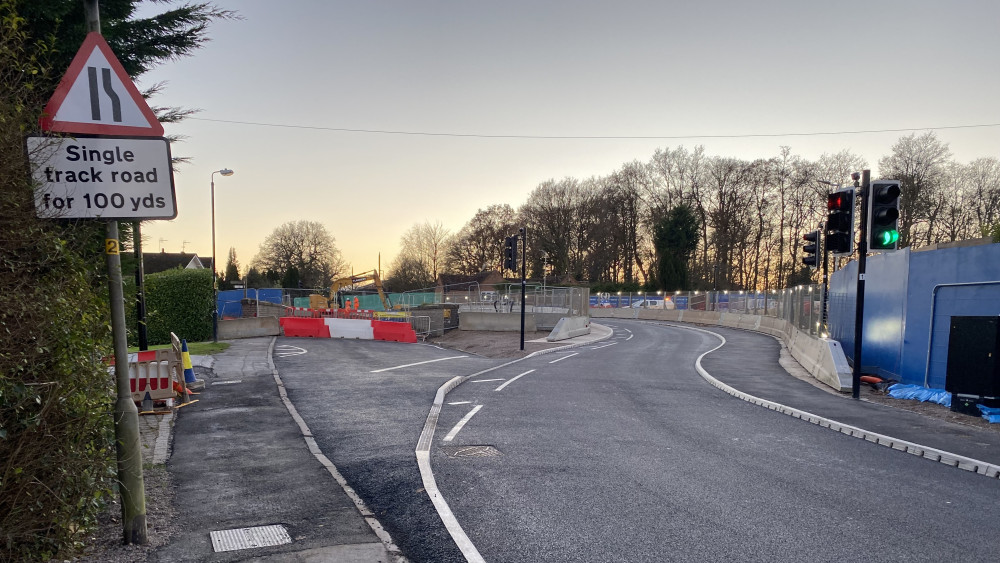 Cromwell Lane is shut again for HS2 works (image by Nub News)