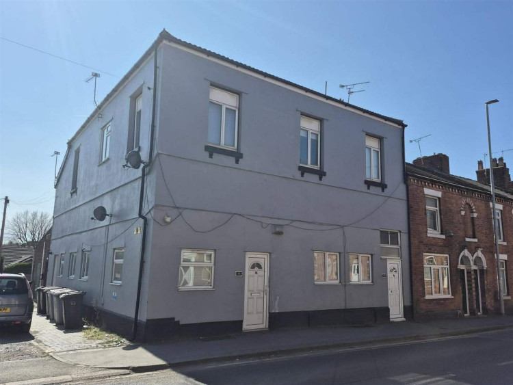 The two-bedroom first-floor apartment on Wistaston Road (Photo: Stephenson Browne).