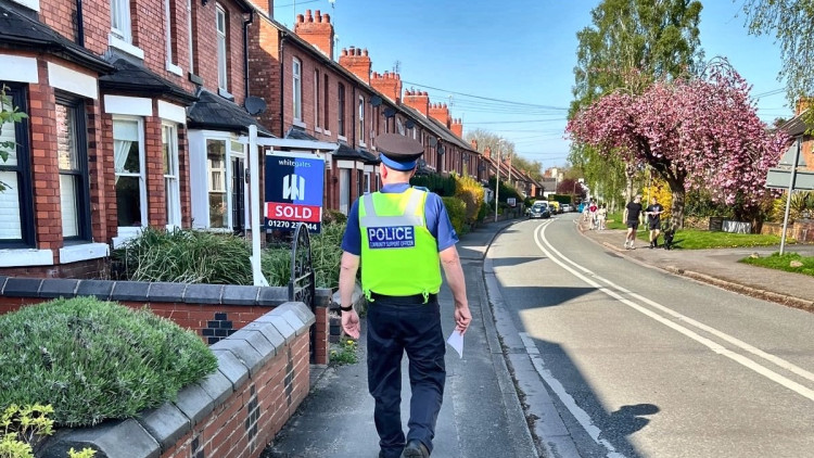 Nantwich Police recorded 223 incidents between Sunday 5 April and Saturday 18 April, making 22 arrests (Photo: Nantwich Police).