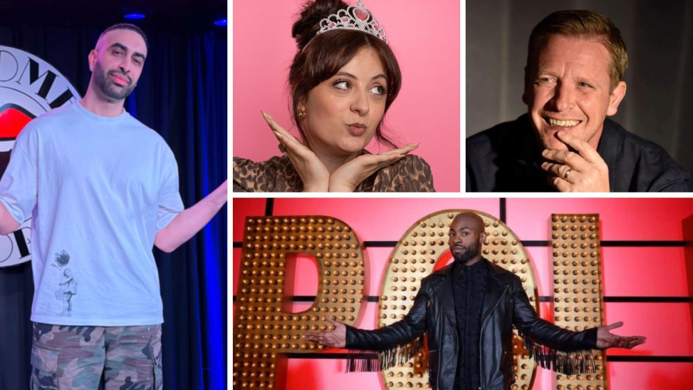A host of top stand-up comedians are coming to the Talisman Theatre on May 2 (images supplied)