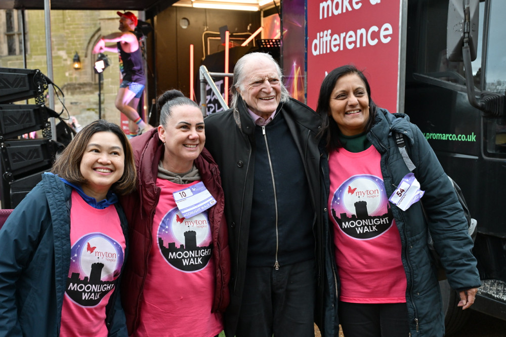 The Myton Hopsice Moonlight walk in Warwick saw over 1,800 participants raising a record £282,048 for The Myton Hospice (image supplied) 