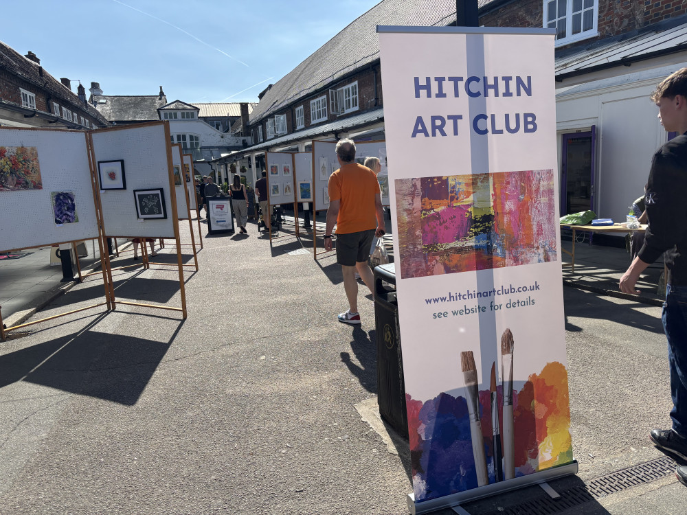 Hitchin Art Club Arcade Exhibition