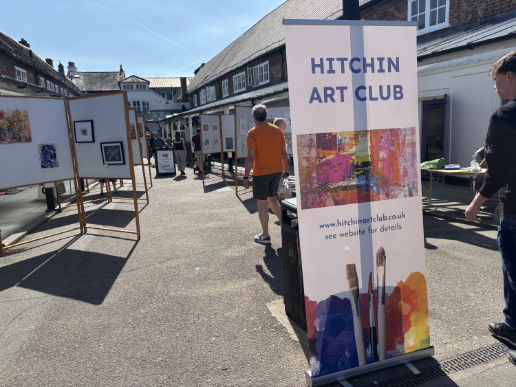 Hitchin Art Club Arcade Exhibition
