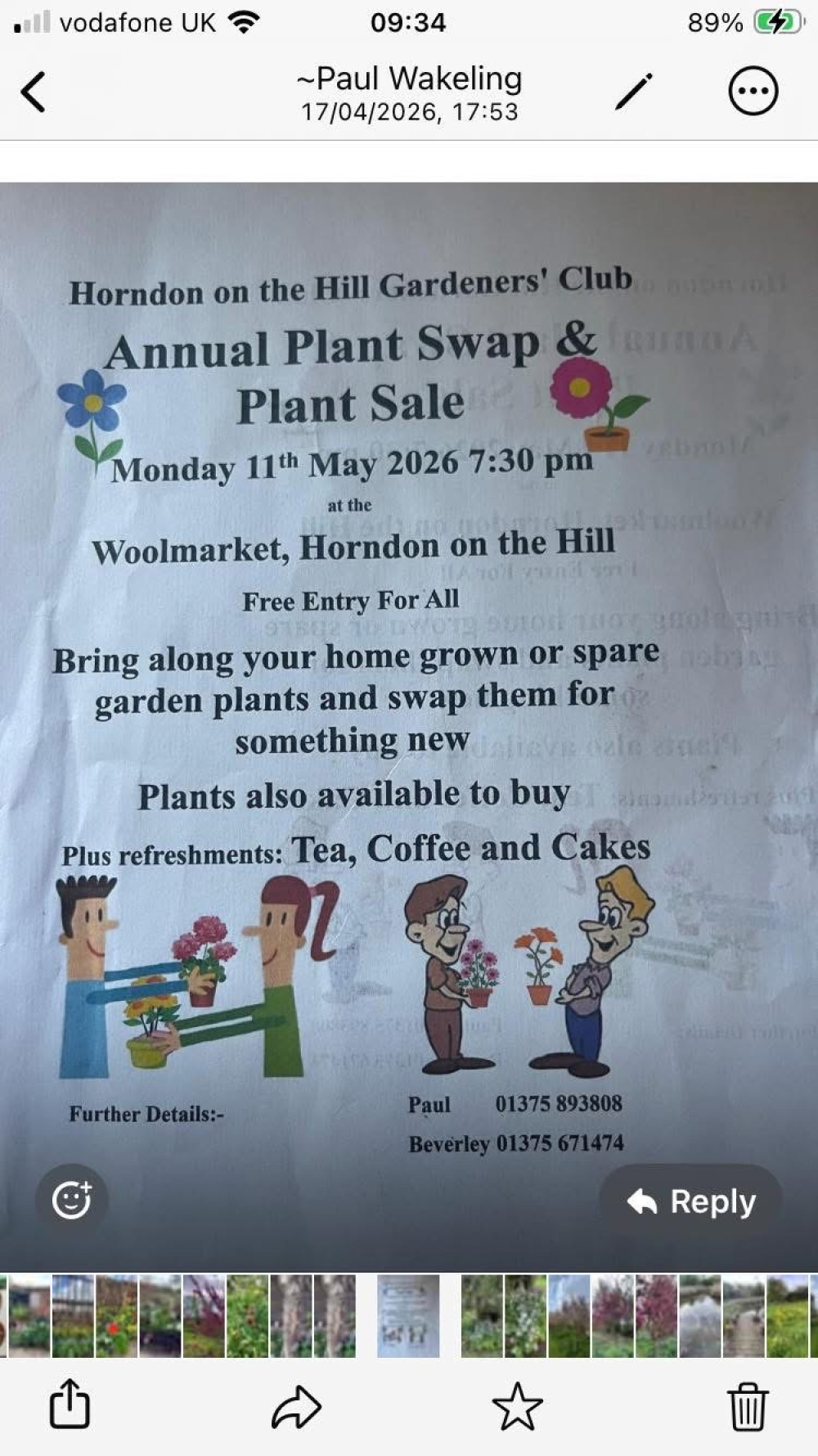 Plant swap and sale