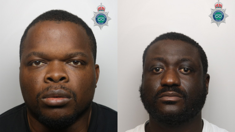 Peter Nwankwo (left) and Lamin Jallow (right) were both jailed at Stoke-on-Trent Crown Court (images via Staffordshire Police)