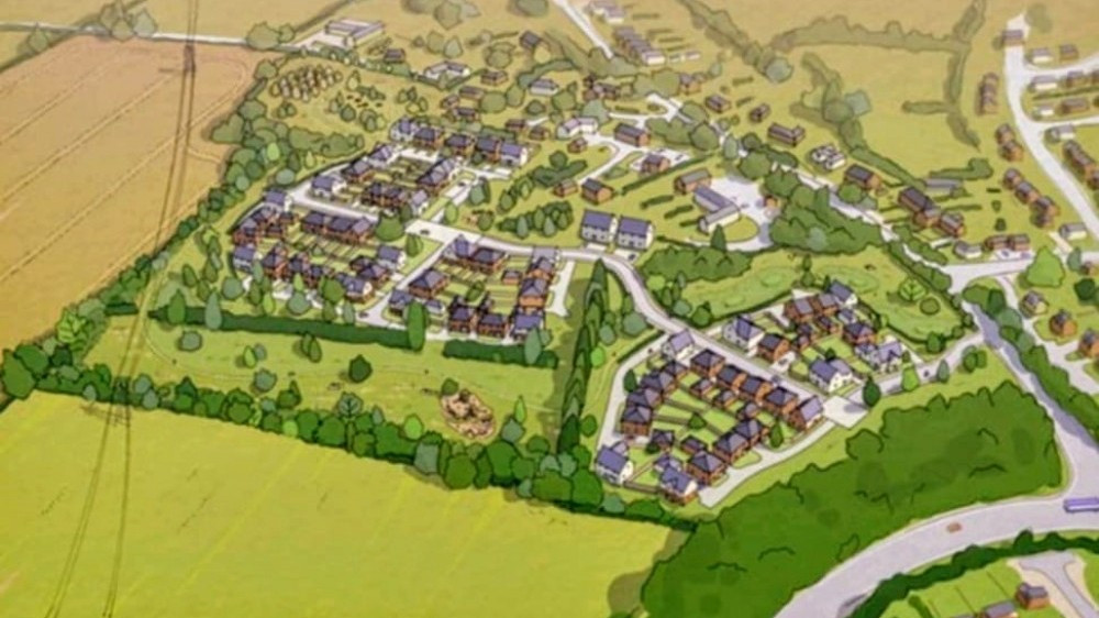 Cheshire East planners are recommending approval for up to 85 homes in the open countryside at London Road, Stapeley (Photo: CEC Planning).