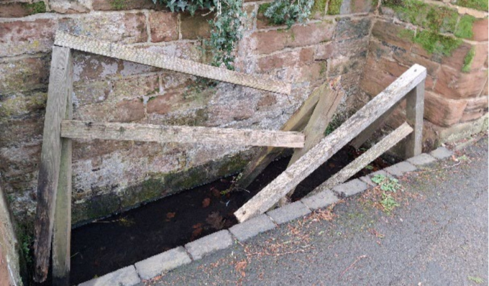 The Borrowell Well is 'in a sorry state of affairs' (image via Kenilworth Town Council)