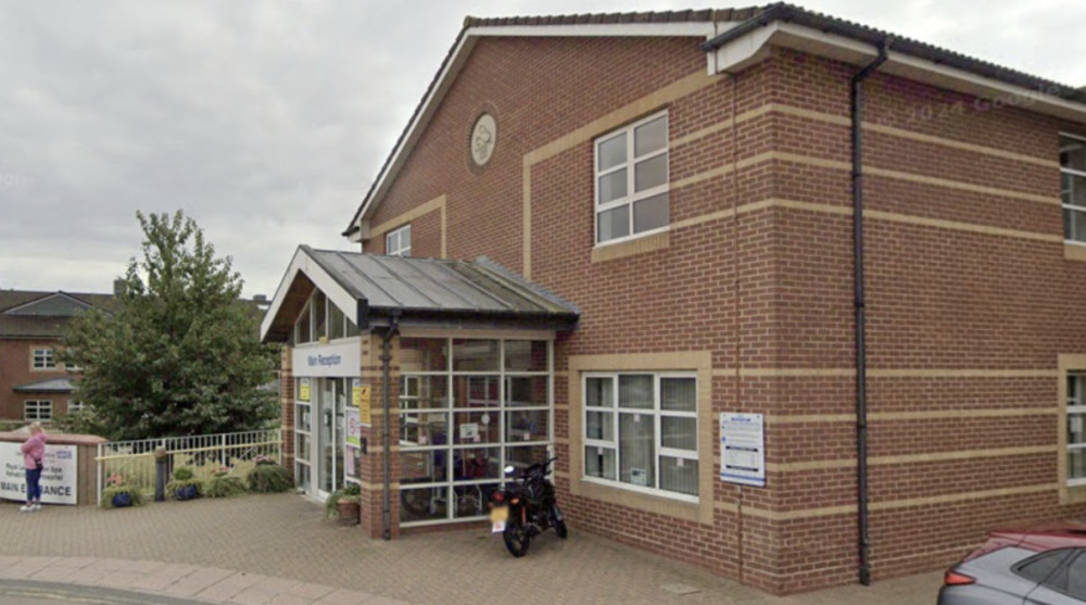 A new Blue Badge system for visitor parking begins at Leamington Spa Hospital on Monday, 27 April (image via Google Maps)