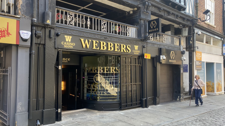 Webbers Casino Slot has taken over the unit formerly occupied by Lambretta, which vacated the premises in August 2022 (Image via: Nub News)