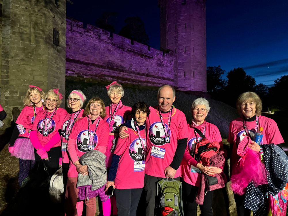 The annual Moonlight Walk in support of Myton Hospice returned on Friday 17 April (image supplied)