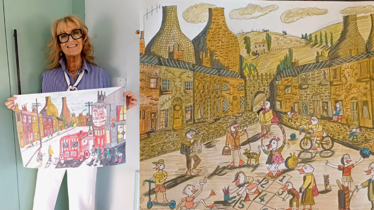 Angel Cope has created over 150 pieces of art since January (images via Angel Cope)