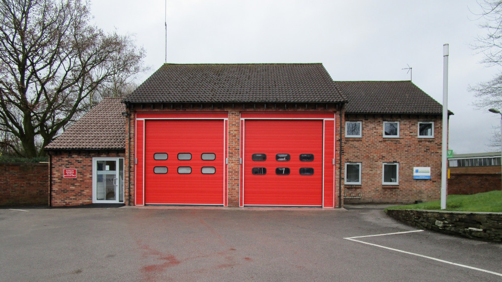 Two people from Manchester have been arrested on suspicion of burglary and theft of a motor vehicle (Credit: Bollington Fire Station)