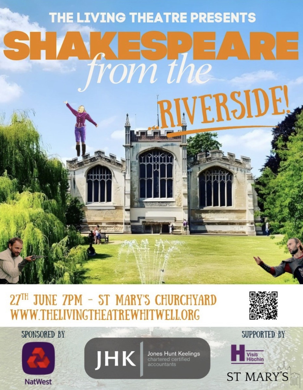 The event, part of the Hitchin Festival programme, will be performed by The Living Theatre 