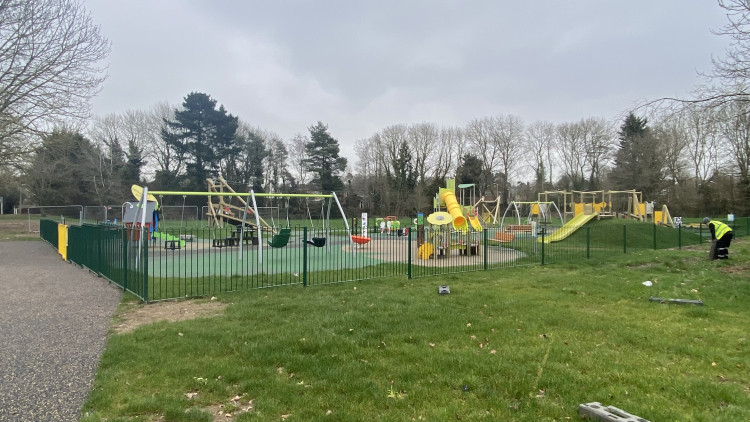 The new-look Castle Farm play area opened in March (image by Nub News)