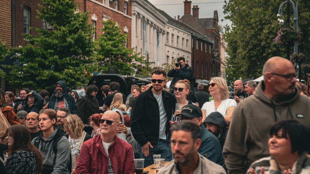 Lymelight Festival will take place between 12pm and 9.30pm on Saturday 23 and Sunday 24 May (image via Newcastle-under-Lyme BID)