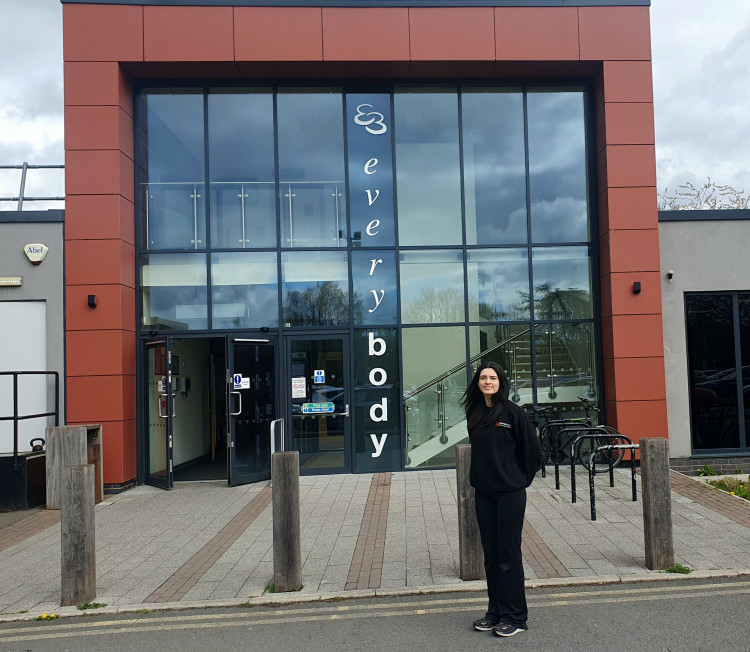 Mia Kinnest, 22, is putting her best foot forward in the London Marathon on Sunday 26 April (Photo: Jan Roberts).