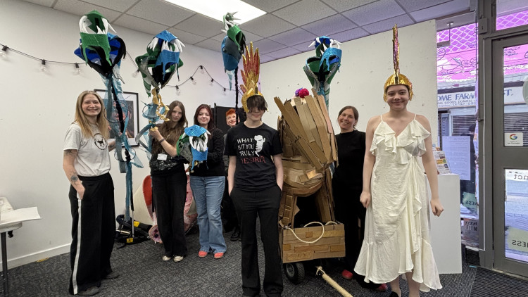 The Teen Squad will be showcasing their work at the Pig Walk Parade on Sunday (images via Nub News)