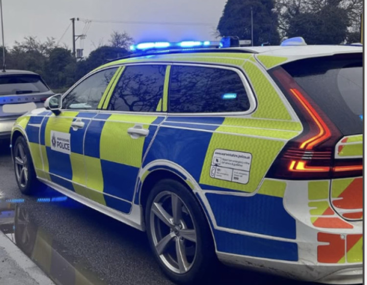 Warwickshire Police halted a new practice allowing blue lights for non-emergencies, pending feedback (image via Warwickshire Police) 