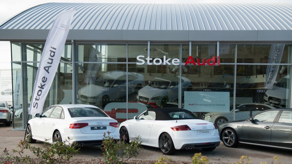 There are a range of jobs available this week, including Service Advisor at Stoke Audi (image via Swansway Motor Group)