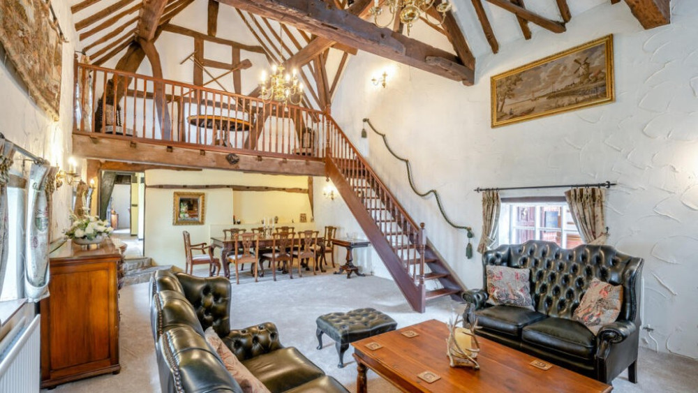 The house is close to the town centre (image via Fine & Country)